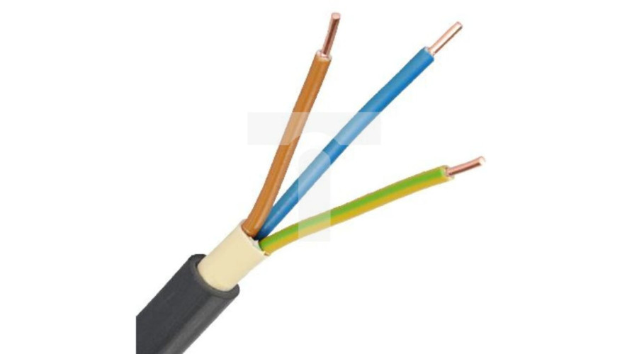 Kabel energetyczny YKY 3x2,5 żo 0,6/1kV /100m/